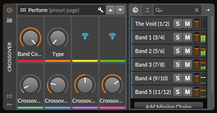 Screenshot in Bitwig