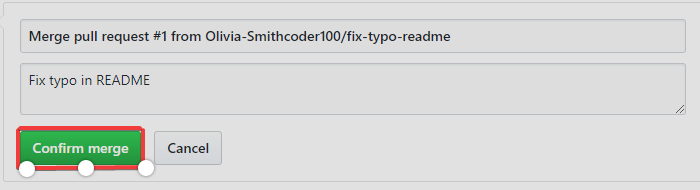 Eliminare un branch dopo il merge della PULL Request. 6