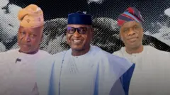 Three election candidates