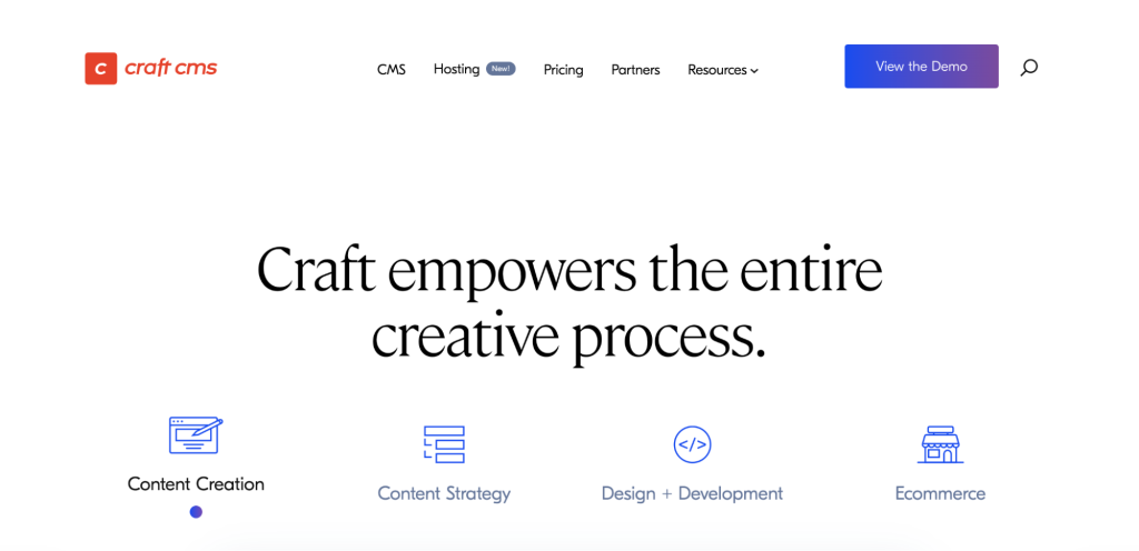 homepage craft cms