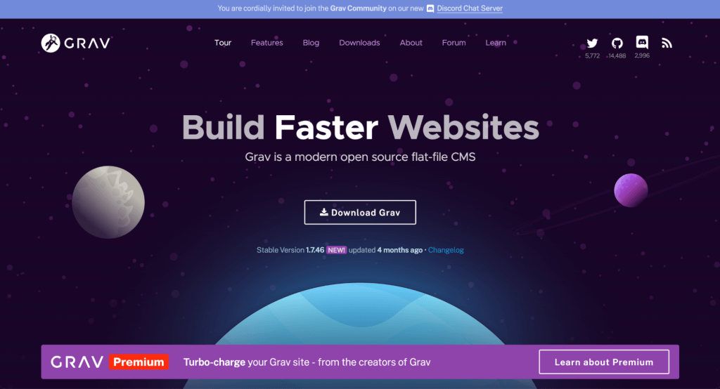 homepage grav