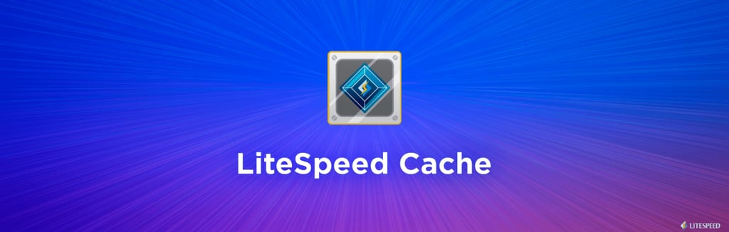 LiteSpeed Cache 플러그인 배너