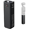 SmallRig Osmo Pocket 4/3/Xtra Muse Battery Handle for DJI, 5000mAh Power Grip with 20W Fast Charge, Wireless Mic Audio Direct