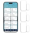 Aqara Zigbee Door and Window Sensor 3 Pack, Wireless Mini Contact Sensor, Home Automation, Requires Aqara Hub, Zigbee Connect
