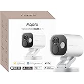 Aqara 4MP Camera Hub G5 Pro WiFi, True Color Night Vision Security Camera Outdoor, 2.4/5Ghz WiFi, HomeKit Secure Video, Threa