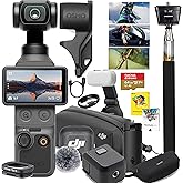 DJI Osmo Pocket 4 Creator Combo, Vlogging Cameras, 4K/240fps Vlog Camera, 3-Axis Stabilization, Active Track 7.0, Mic + Fill