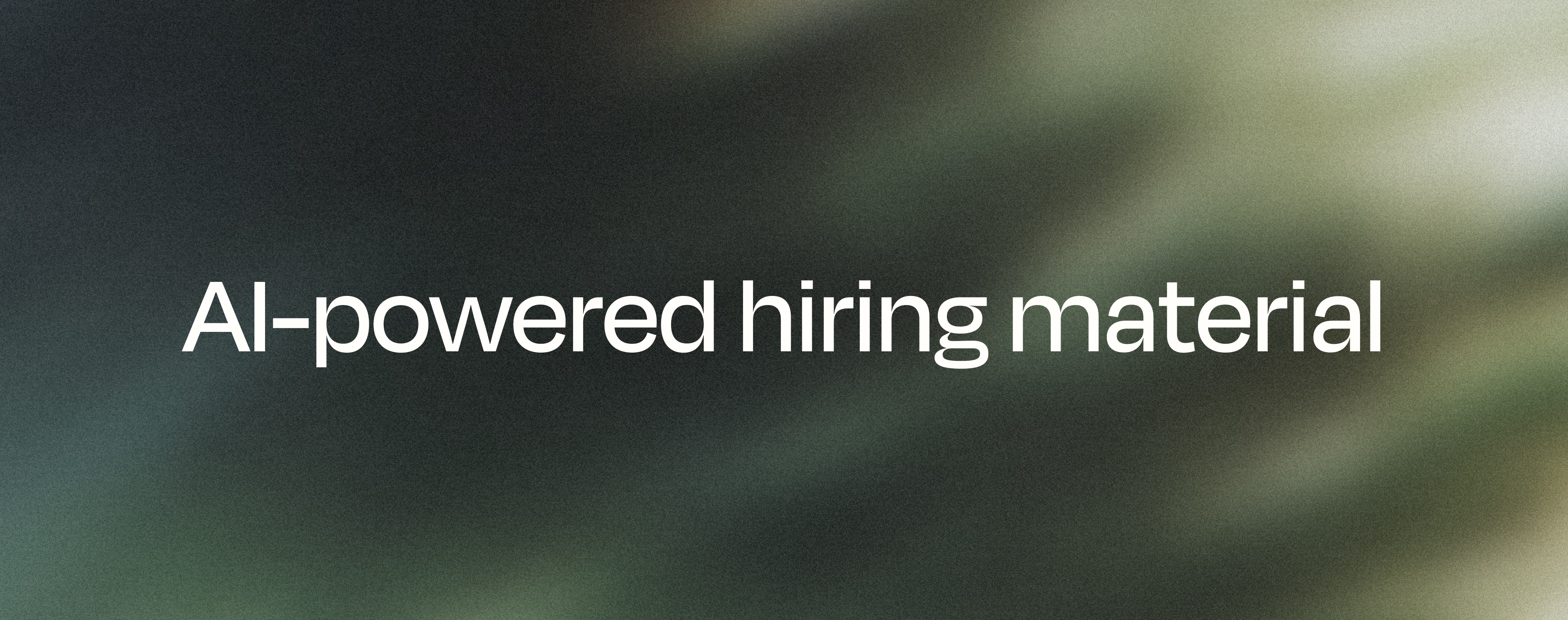 AI Powered Hiring Material
