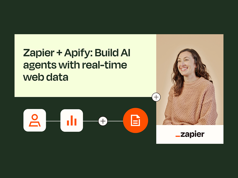 Zapier + Apify Thumbnail