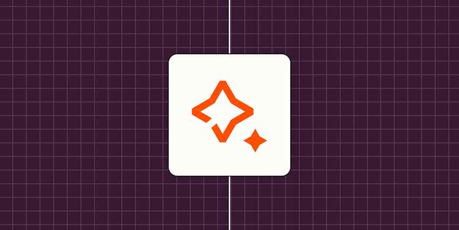 Hero image with an icon representing agentic AI