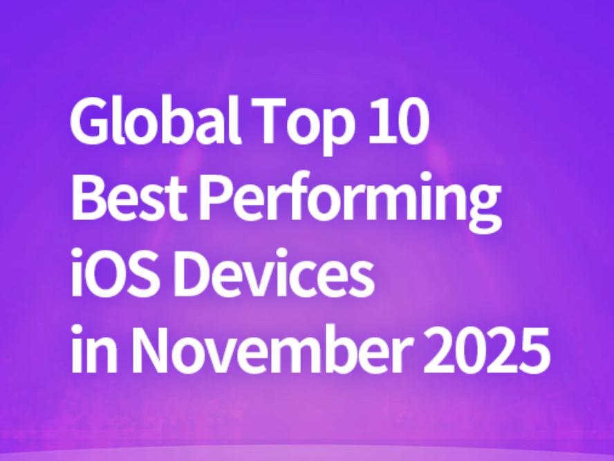 Global Top 10 Best Performing iOS Devices in November 2025