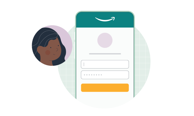 Sign up illustration Illustration of user sign up within a smartphone screen