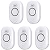 5 Pack Water Leak Detectors for Home, 100dB Water Sensor Alarm for Basement,Flood Leakage Detection Devices for Pipe/Drain/Sink/Faucet Drip Alert,Floor Flooding in Bathroom/Kitchen/Toilet/Laundry Room