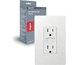 Legrand Radiant® Wi-Fi Matter Smart Outlet 15A, Effortless Setup, Enhanced Compatibility with Apple HomeKit, Google Home, Alexa & SmartThings, Easy Wi-Fi Connectivity with Matter, Pack of 1