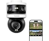 REOLINK Triple-Lens PoE Security Camera Outdoor, 10MP 180° Panoramic & 4K PT with Auto Tracking, AI Video Search, Perimeter Protection, Color & IR Night Vision, 24/7 Recording, OMVI 3i PoE