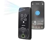 Lockly Visage Zeno Series Smart Lock, Facial Recognition & Fingerprint Keyless Entry Door Lock, Built-in Wi-Fi Deadbolt with Apple Home Key, PIN Genie Keypad, App Remote Control, Easy Installation