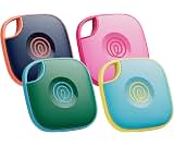 Life360 Tile - Bluetooth Tracker, Keys Finder and Item Locator for Keys, Bags and More. Phone Finder. Both iOS and Android Compatible. 4-Pack (Colors)