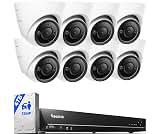 REOLINK 12MP PoE Security Camera System, 8pcs H.265 12MP Security Cameras, Person Vehicle Pet Detection, Two-Way Talk, Spotlights Color Night Vision, 16CH NVR with 4TB HDD, RLK16-1200D8-A