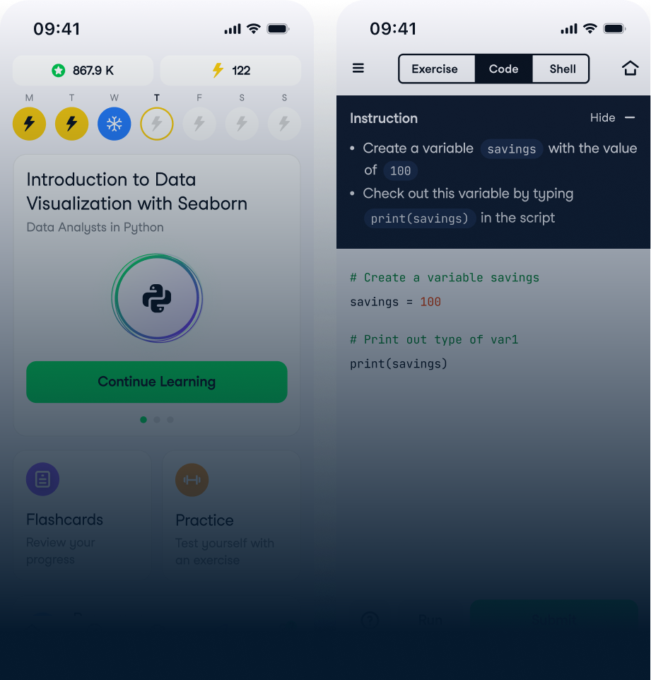 Switch between <highlight>desktop</highlight> and <highlight>mobile</highlight> to continue learning