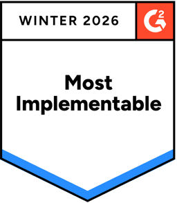 Most Implementable - Winter 2026 (G2 Badge)