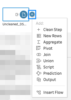 Clean Step in Tableau Prep Builder