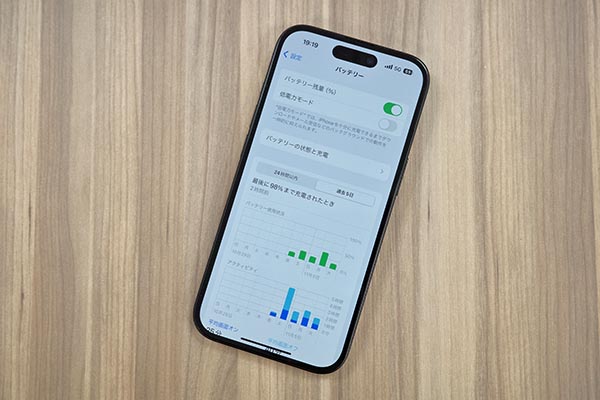 iPhoneのバッテリー