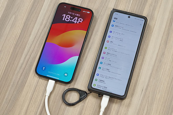 USB-Cの転送速度がUSB 2.0/最大480Mbps