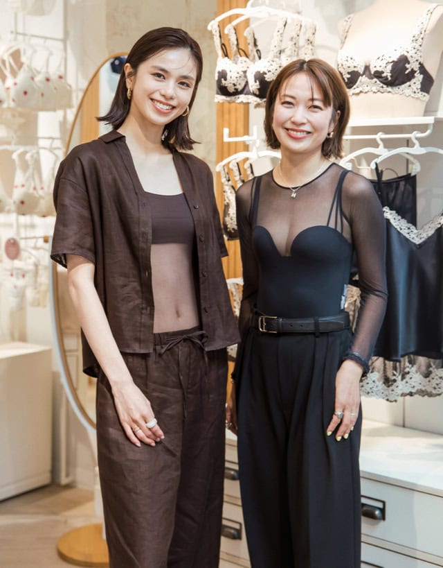 モデル佐藤晴美さんとスタイリスト小山田早織さん登場で大盛況! 【インティミッシミ】イベントレポート