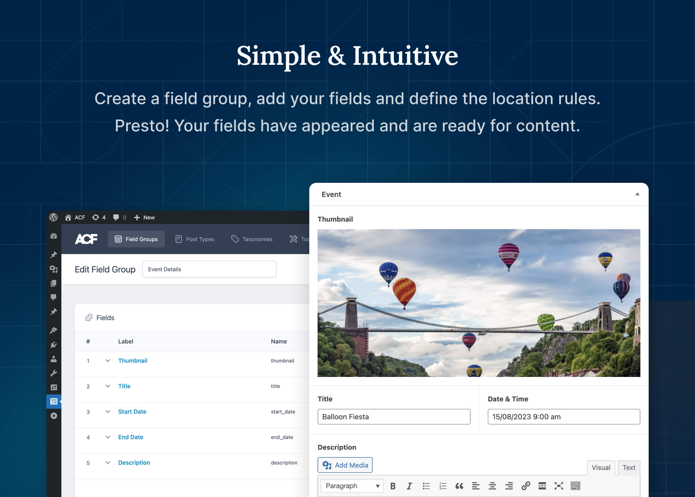 Simple & Intuitive