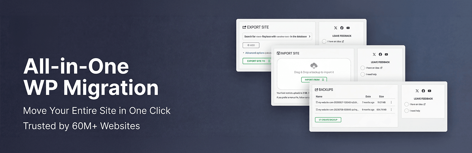 All-in-One WP Migration and Backup