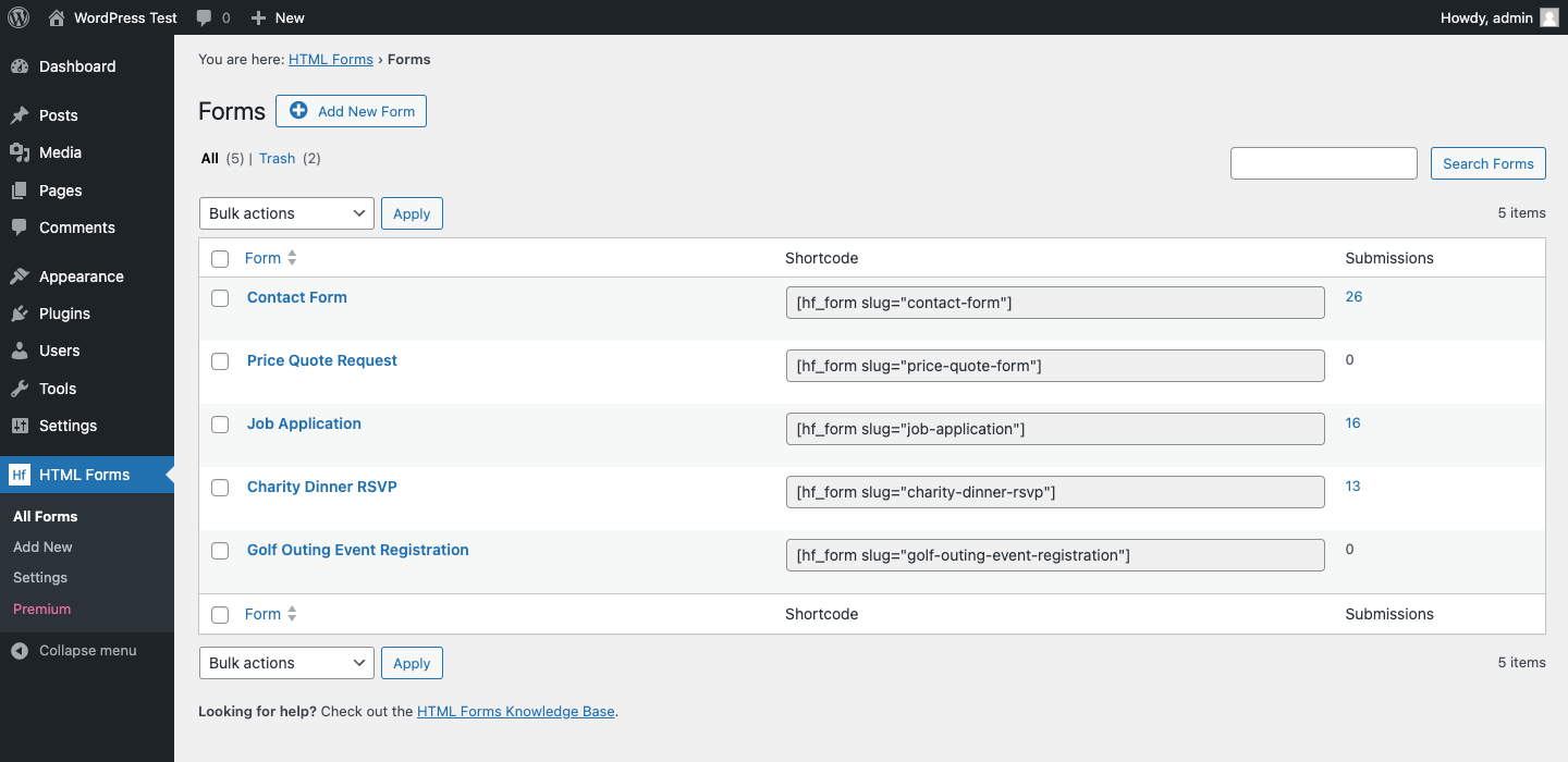 Overview of forms in HTML Forms.