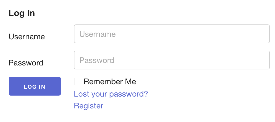 Another login template, based on the default template from v3 and earlier.