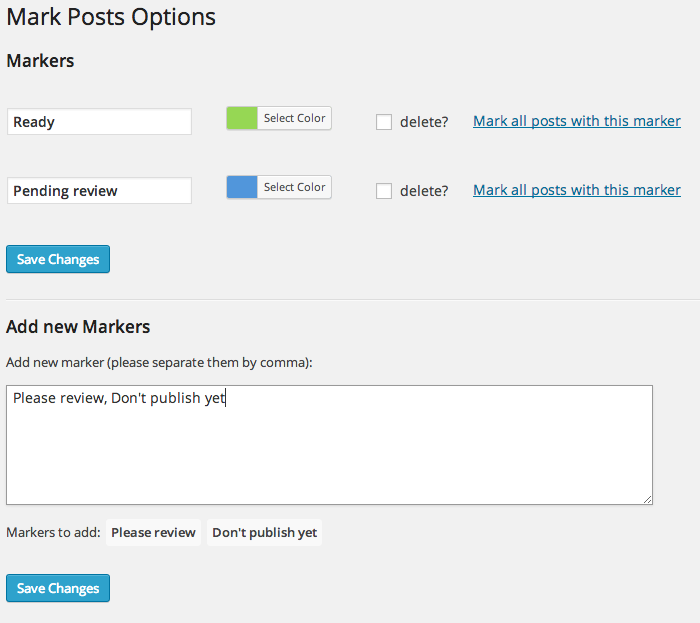 Shows a screenshot of the quick edit box in the posts overview.