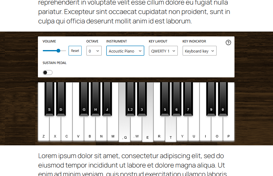 Piano Block