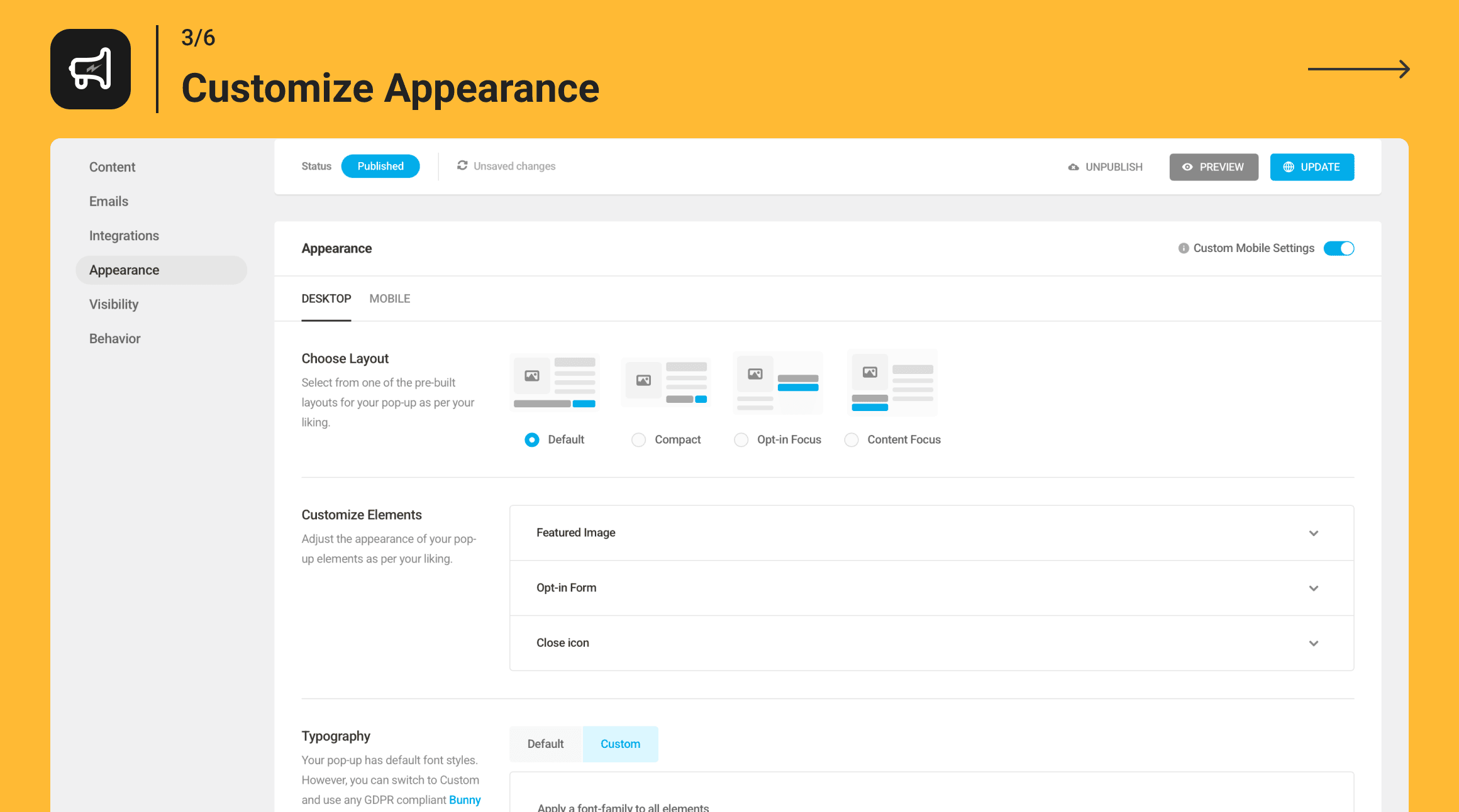 All the display conditions you need for targeted marketing.