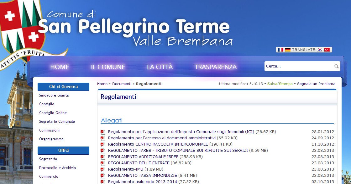Demo from www.sanpellegrinoterme.gov.it