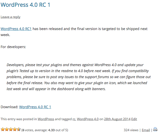 Ratings