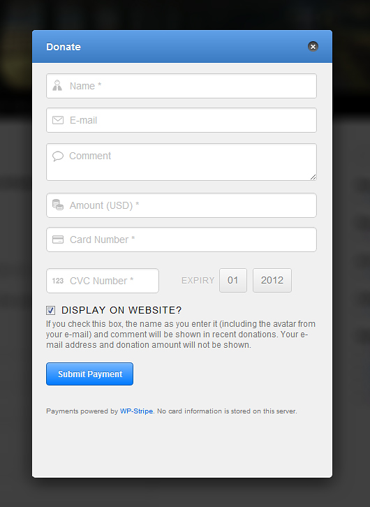 Payment Form