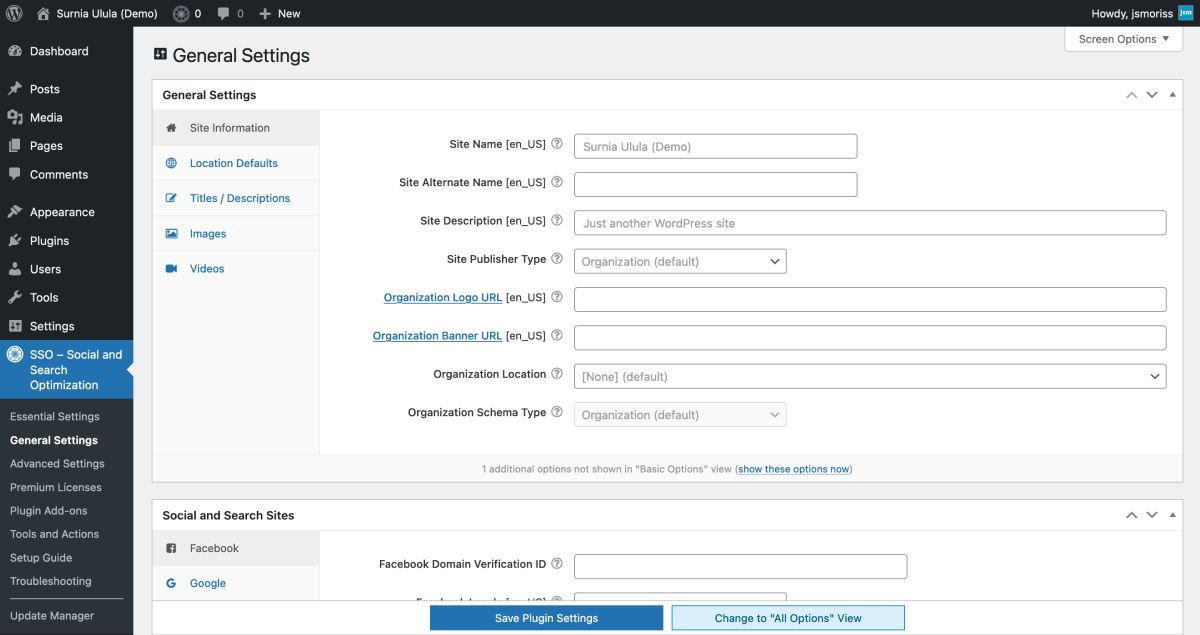 The Essential, General, and Advanced settings pages provide all the options you may need, from simple blog sites to advanced e-commerce shops and everything in-between.
