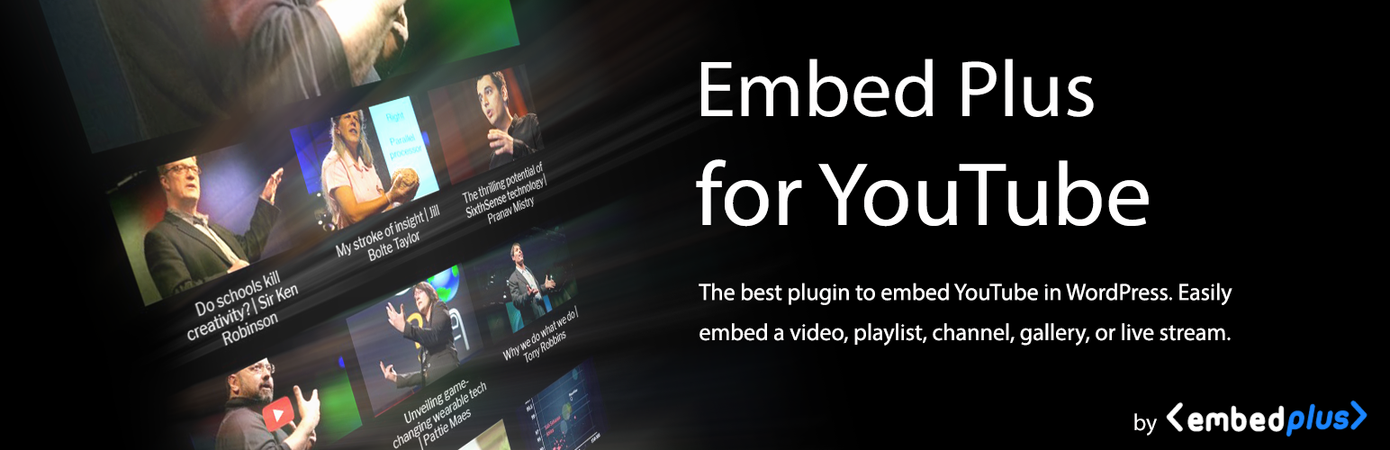Embed Plus for YouTube Gallery, Livestream and Lazy Loading with Facades