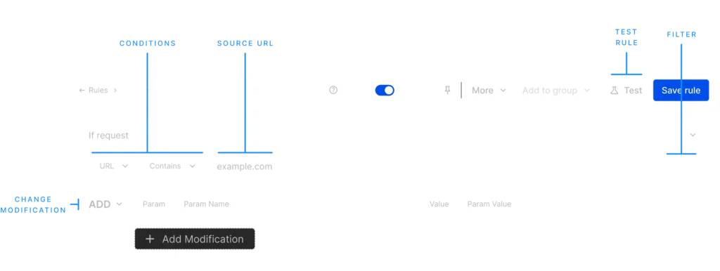 modify-query-param-editor-v1 - requestly - requestly