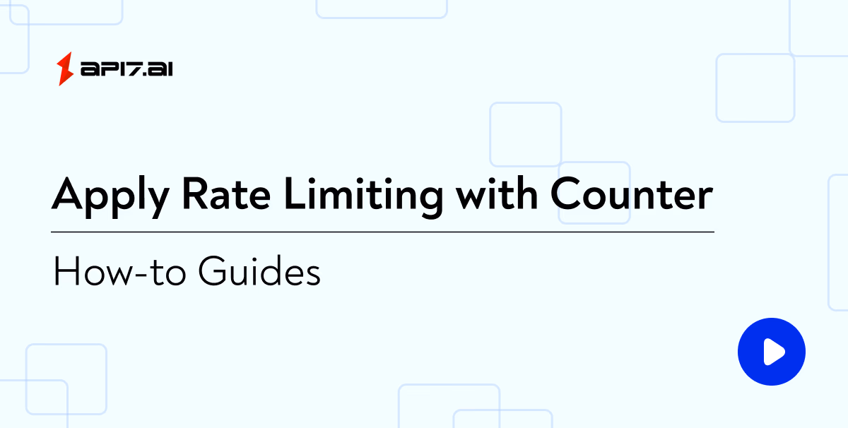 Apply Rate Limiting with Counter