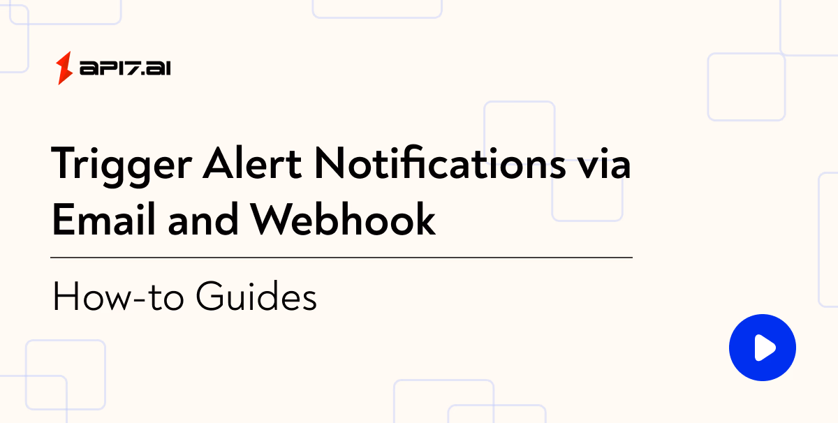 Trigger Alert Notifications via Email and Webhook