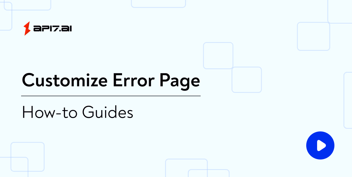 Customize Error Page