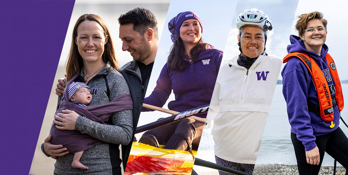 Collage of five UW alumni