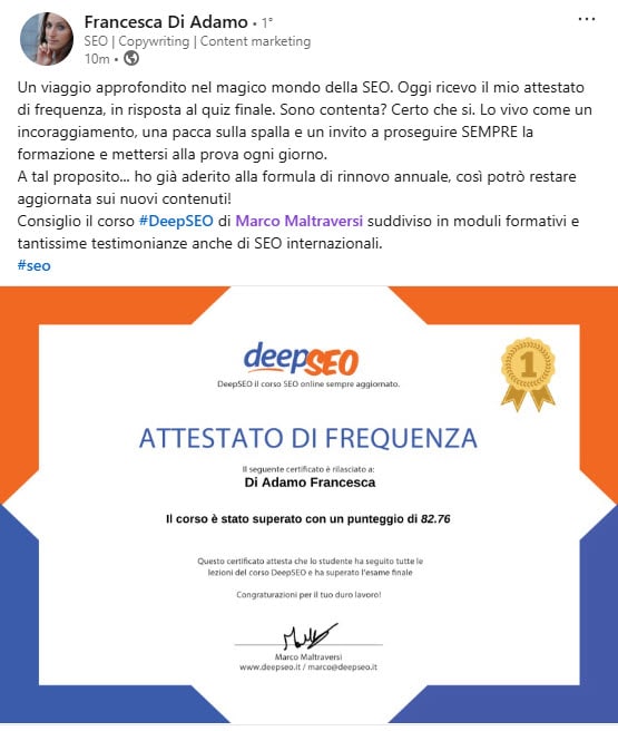Francesca-2025-Opinione