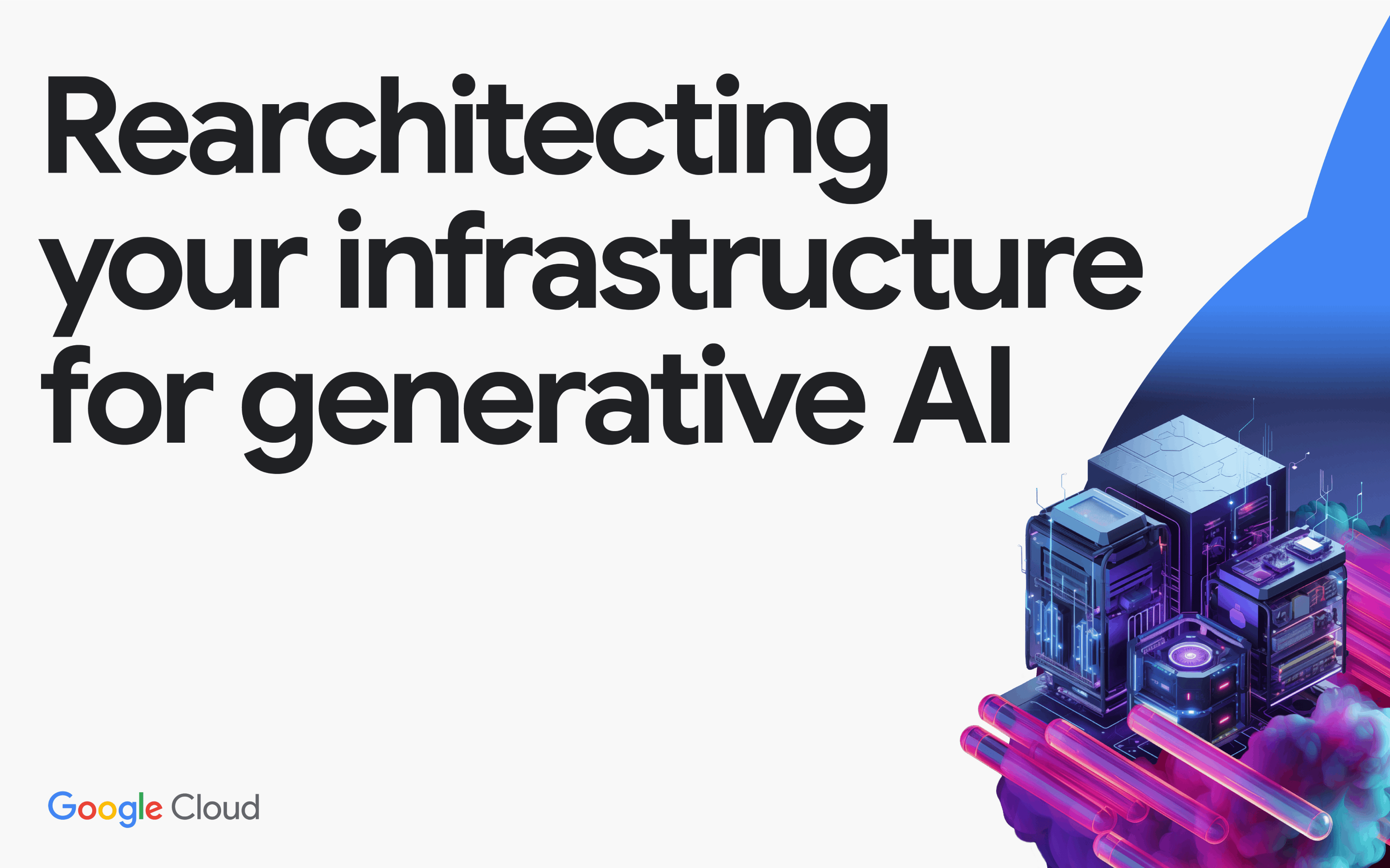 Titelseite des Berichts zum Umbau Ihrer Infrastruktur für Generative AI