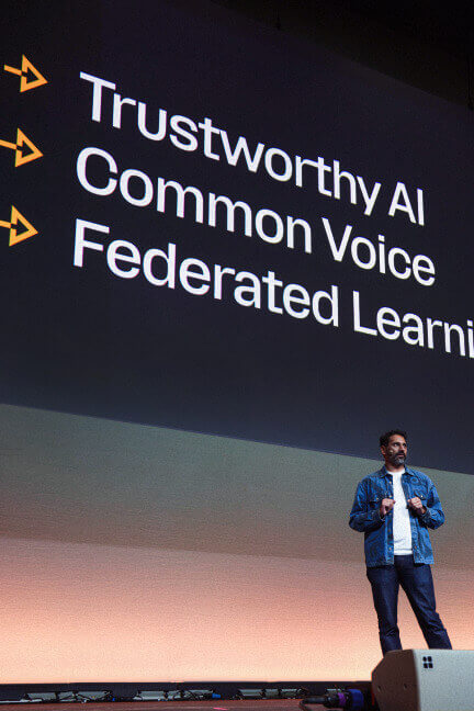 Inteligência artificial confiável, Common Voice, aprendizagem federada.