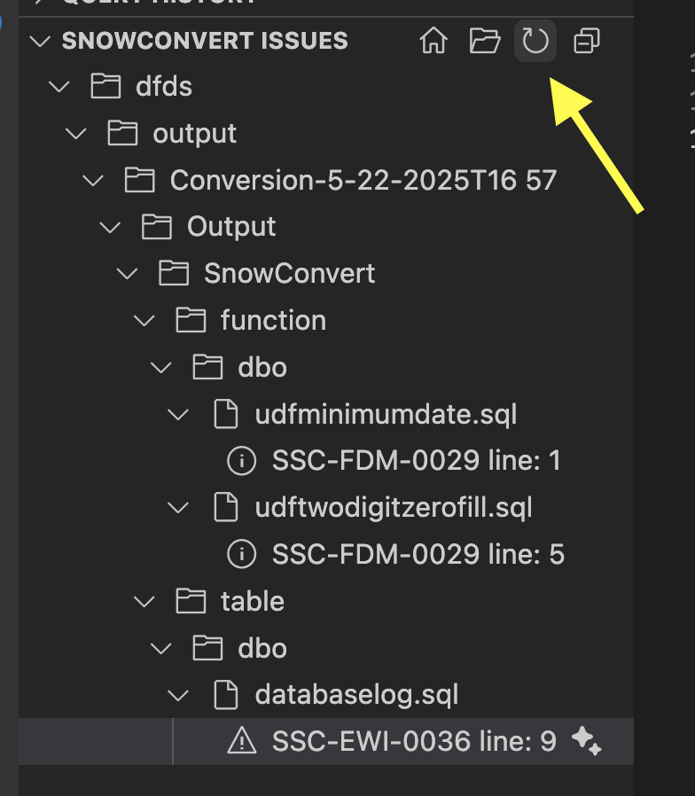 issuesRefresh