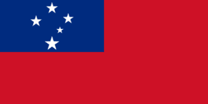 Governments 77 Samoa flag